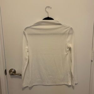 shein white mock neck